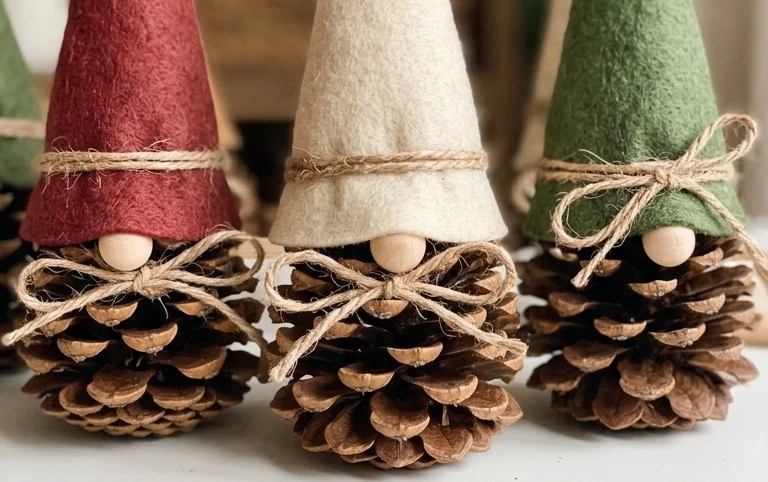 Pine Cone Gnome Kids Craft Ideas the Whole Family Will Love - Jusifying Fun | Gymnastics | Toys | backyard play |