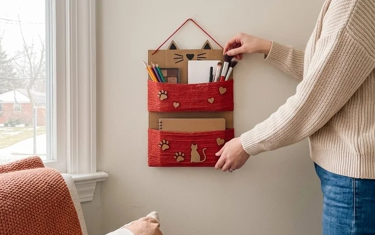 Crea tu propio organizador de pared “Cat Lover”: ideas DIY para decorar y ordenar con estilo felino